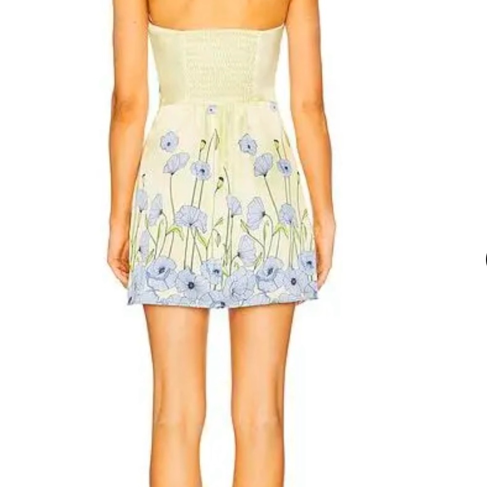 Katie May Debra Dress in Light Blue Poppy - Picture 2 of 3